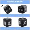 Rotation Timing Pomodoro Timer 5/10/30/60min Alarm Clock New Digital Cube Timer  for Kids Studying