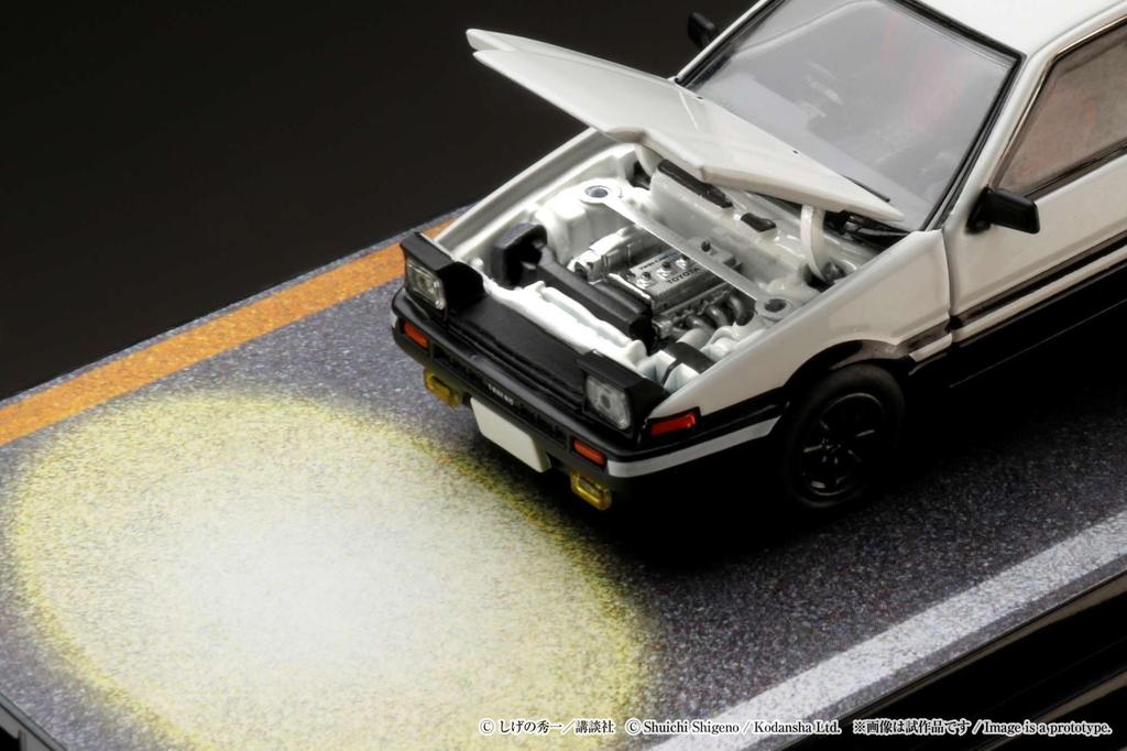 HJ64 Toyota Sprinter Trueno GT APEX Initial D Engine Equipped Model VS Kyoichi Sudo Completed Product 1/64 (AE86) /