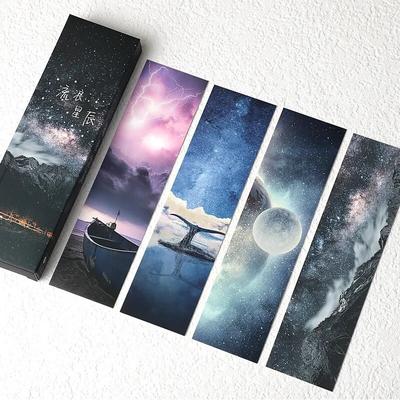 30 шт./компл., серия «Блуждающие звезды», бумажная закладка, яркое звездное небо, держатель для книг, открытка, подарок, канцелярские принадлежности