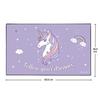 Viquel - Sous main de bureau décoratif thème LICORNE - Violet - Enfant Fille