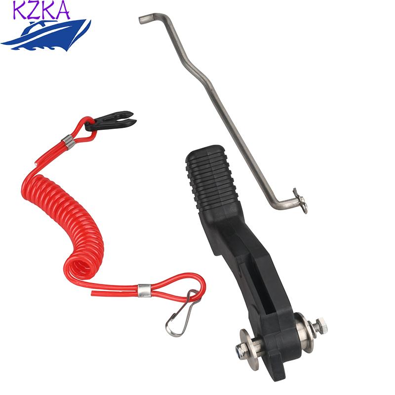 Handle Steering Assy 66T-W0084-02-4D For Yamaha Outboard Engine 2T 40HP E40X Parsun 40HP 66T-W0084 Boat Engine Aftermarket Parts
