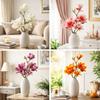 Большой Искусственный Цветок Магнолии Ручной Работы Реалистичная Искусственная Ветка Магнолии Реалистичное Касание Искусственная Орхидея из ЭВА Домашний Декор