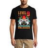 Men's Gaming T-Shirt Level 9 Unlocked - Gamer 9th Birthday Tee Shirt