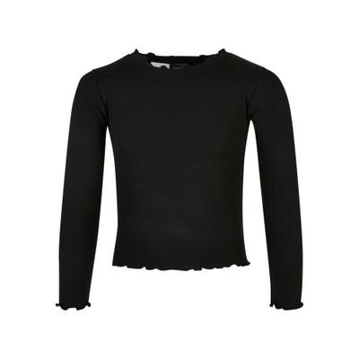 Urban Classics Футболка с длинным рукавом в рубчик для девочек