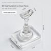 transparent non-magnetic chess piece