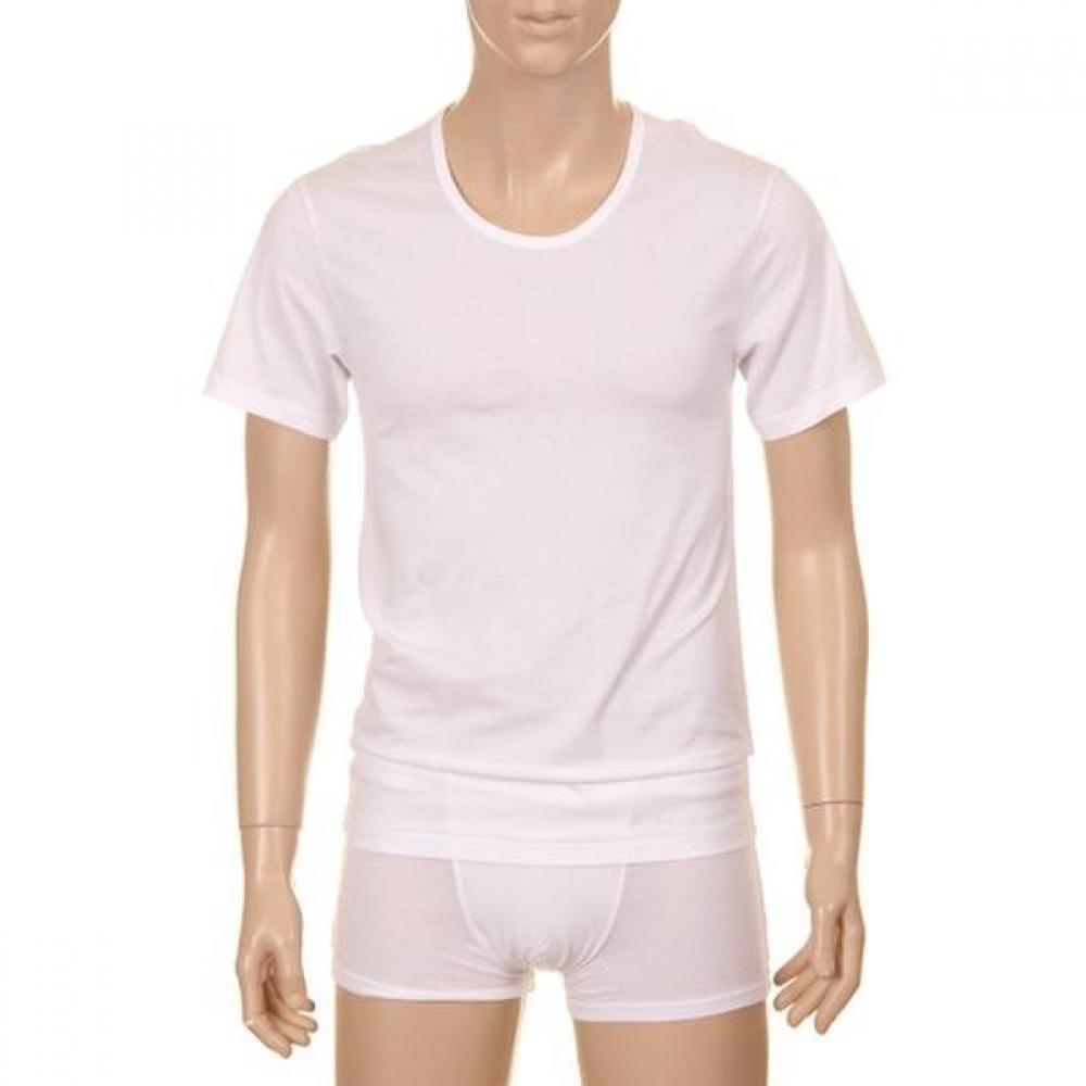 Barbara Men S Supima CoTTon 100S ShorT Sleeve Running T ShirT Wh amr4320T