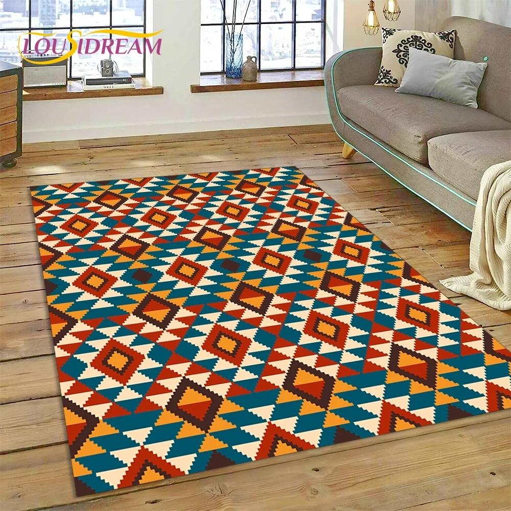 Последний скандинавский турецкий ковер в стиле Богемия Кельт для гостиной, спальни, домашнего декора, напольный коврик, нескользящее украшение для дивана, коврик для двери
