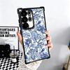 Чехол для телефона с покрытием и узором из сине-белого фарфора для Samsung Galaxy S24 S25 FE S26 Edge S23 Ultra S22 S21 Plus S20 Противоударный