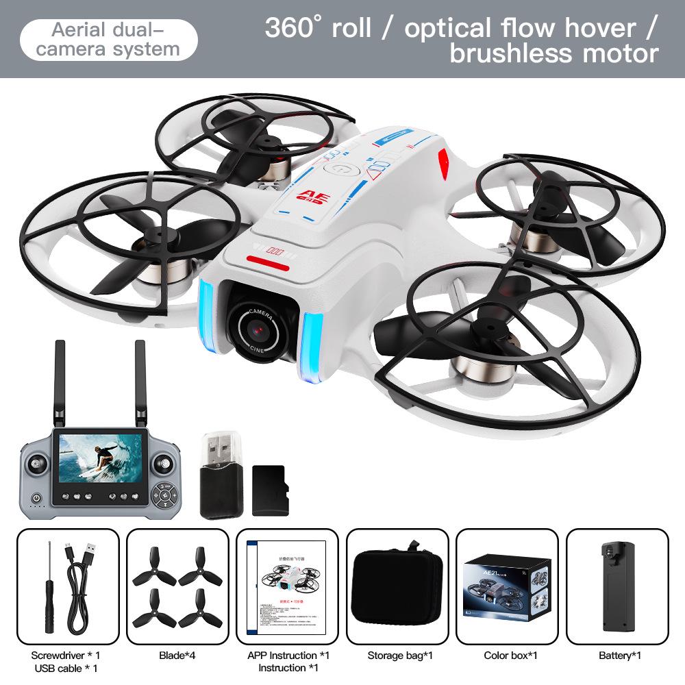 AE21 Drone with 4.3-Inch Screen: Four-Rotor Mini Quadcopter for Aerial Photography
