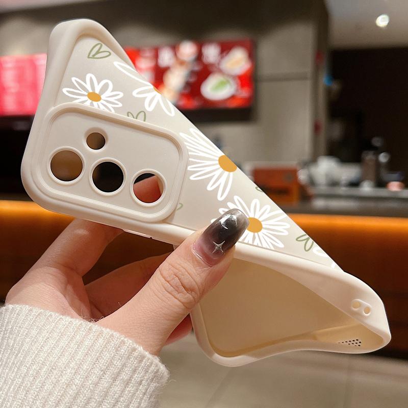 Мягкий ТПУ чехол для Samsung Galaxy A56 A17 A36 A26 A55 A16 A15 A25 A54 5G S25 Edge S22 S23 Ultra S24 FE Арт Цветы Чехол для телефона