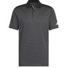 Beyond Textured Polo Shirt Golf Comfortable Trendy Fashion Versatile Short Sleeve Polo Men Tops Black IM7869