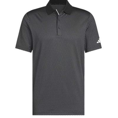 Текстурированная рубашка поло Beyond Golf Удобная Модная Универсальная Рубашка поло с коротким рукавом Мужские топы Черный IM7869
