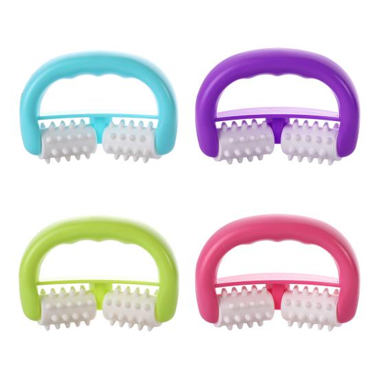 Массажер для глубоких тканей, антицеллюлитный массажер, эргономичный дизайн, легкий портативный неэлектрический роликовый массажер