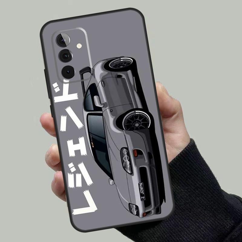 Чехол JDM Tokyo Drift Sport Car для Samsung Galaxy A06 A16 A26 A36 A56 A53 A32 A52 A33 A13 A55 A35 A15 A14 A34 A54 A17