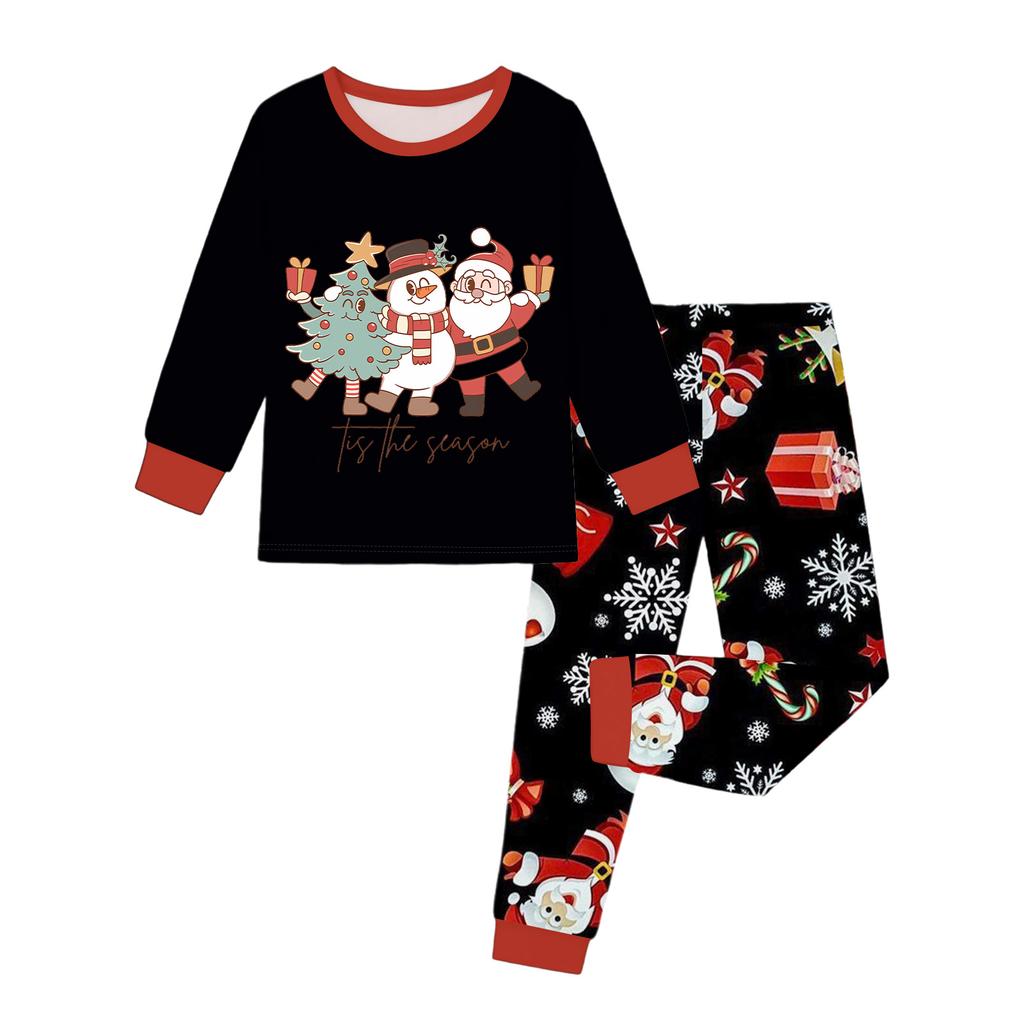 Children's Fashion Suit Skirt Round Neck Long Sleeve Top Pants
