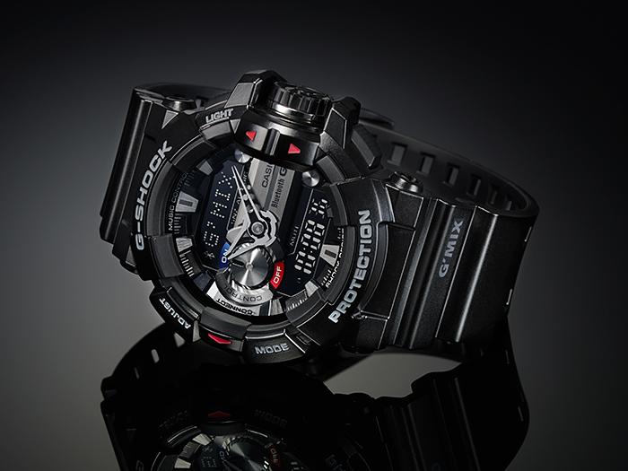 Casio Мужские кварцевые часы G-SHOCK с resin-корпусом, водозащитой 200 м, ударопрочностью, будильником GBA-400-1A