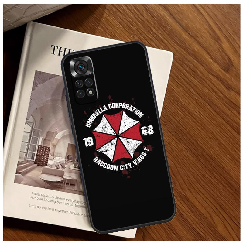 Чехол Umbrella Corporation для Xiaomi Redmi Note 13 11 10 9 8 12 Pro Plus 12S 11S 10S 9S 10A 9C 10C 12C 13C Funda