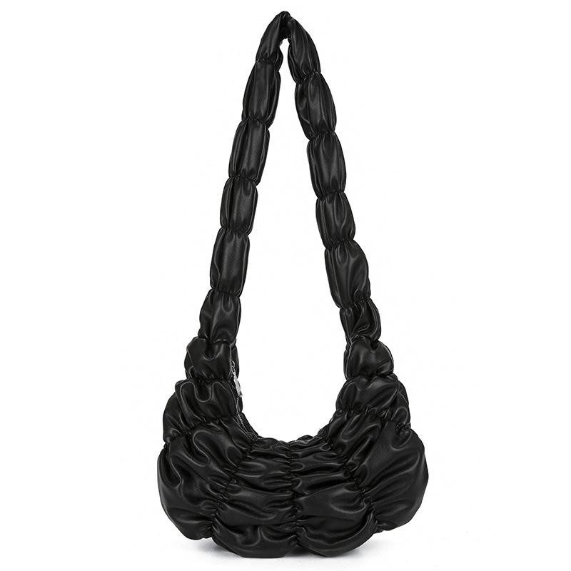 Новая сумка-облако, складная сумка под мышкой, сумка-губка, женская повседневная универсальная легкая сумка кроссбоди, сумка-пельмень на плечо