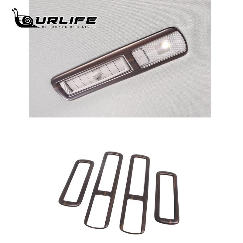 Для Toyota Highlander Kluger XU70 2022 2023 автомобиля цвета красного дерева, украшения интерьера, наклейки из АБС-пластика