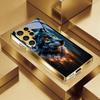 Магический Волк Искра Позолоченный Чехол Для Телефона Samsung Galaxy S25 S24 S26 S23 S22 S21 S20 Ultra Plus FE S26+ Стеклянная Крышка