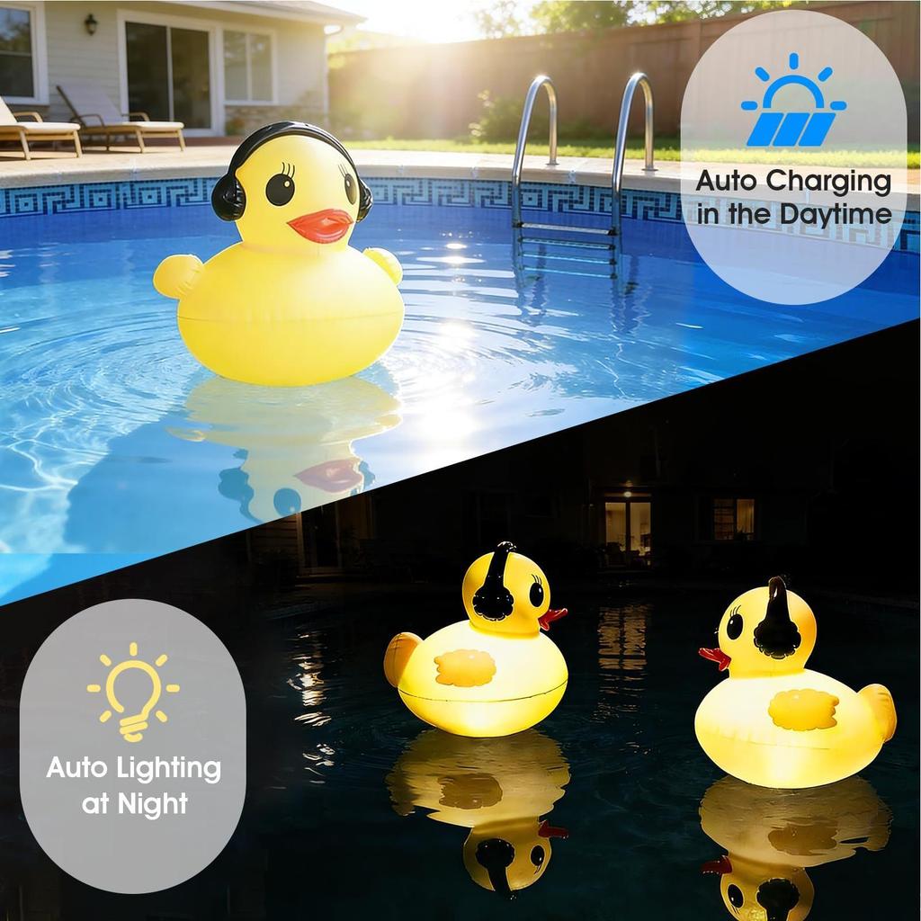 Floating Pool Lights Solar Powered Solar Inflatable Automatic Party Decoration Outdoor Decoration Float Pool Lights For Wedding