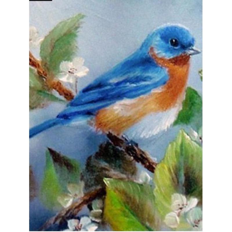 5d Full Painting Diamond Birds Round Resin Mosaic Diamond Embroidery Animals Rhinestone Picture Cross Stitch Kit Home Decor
