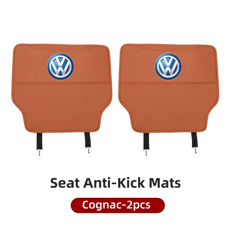 ear1 Car Anti-kick Pad Auto Seat Back Organizer Storage Bag For VW Golf Jetta Passat mk4 mk5 mk6 CC Golf 5 7 Tiguan Scirocco Sagitar