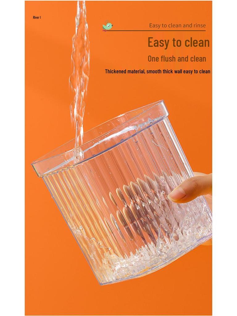 Large Airtight Plastic Storage Jar for Flour, Snacks, Grains, and Milk Powder