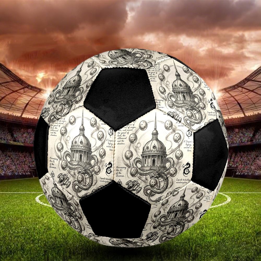 1pc Dragon Ball Z Football Soccer Ball Size 5 Indoor Soccer Ball Fashion Colorful Backyard Game -Great For Sports Fans Gift HE60