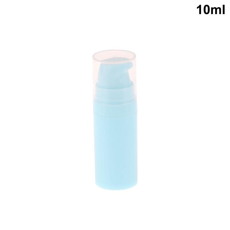 Многоразовые флаконы для лосьона с безвоздушным насосом, вакуумный контейнер для туалетных принадлежностей, пустой пластиковый косметический флакон 5 мл, 10 мл, 15 мл