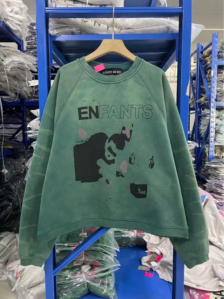 RICH KIDS SS25 Депрессивный Подавленный Свитшот: Моя Смерть Моя Жизнь