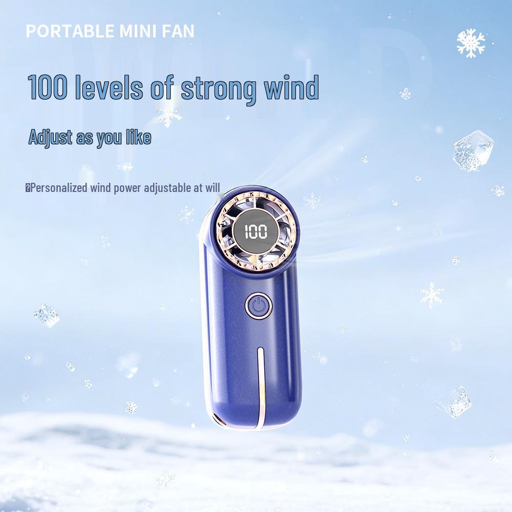 High-Speed USB Mini Handheld Fan: Portable Strong Wind Cooling for Children