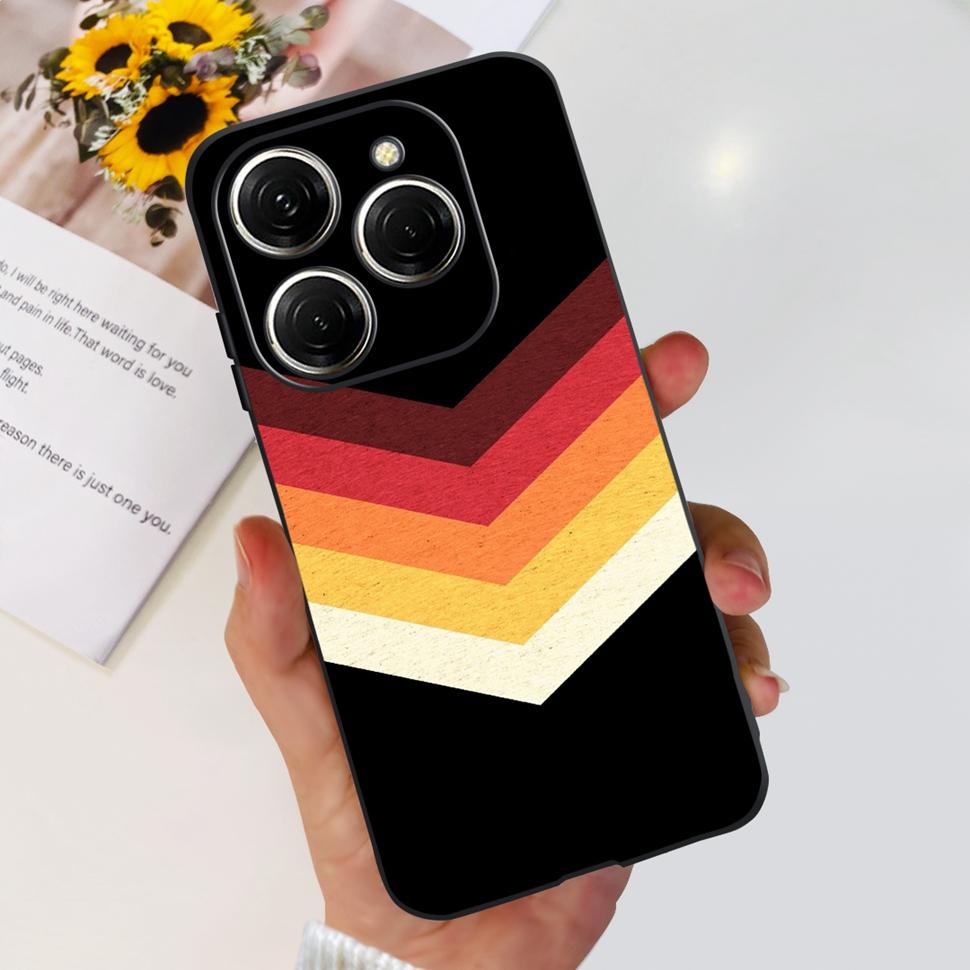 Для Tecno Spark 20 Pro Чехол KJ6 Роскошный Конфетный Расписной Чехол Мягкий Силиконовый Чехол Для Tecno Spark 20 Spark20 Pro Корпус Funda