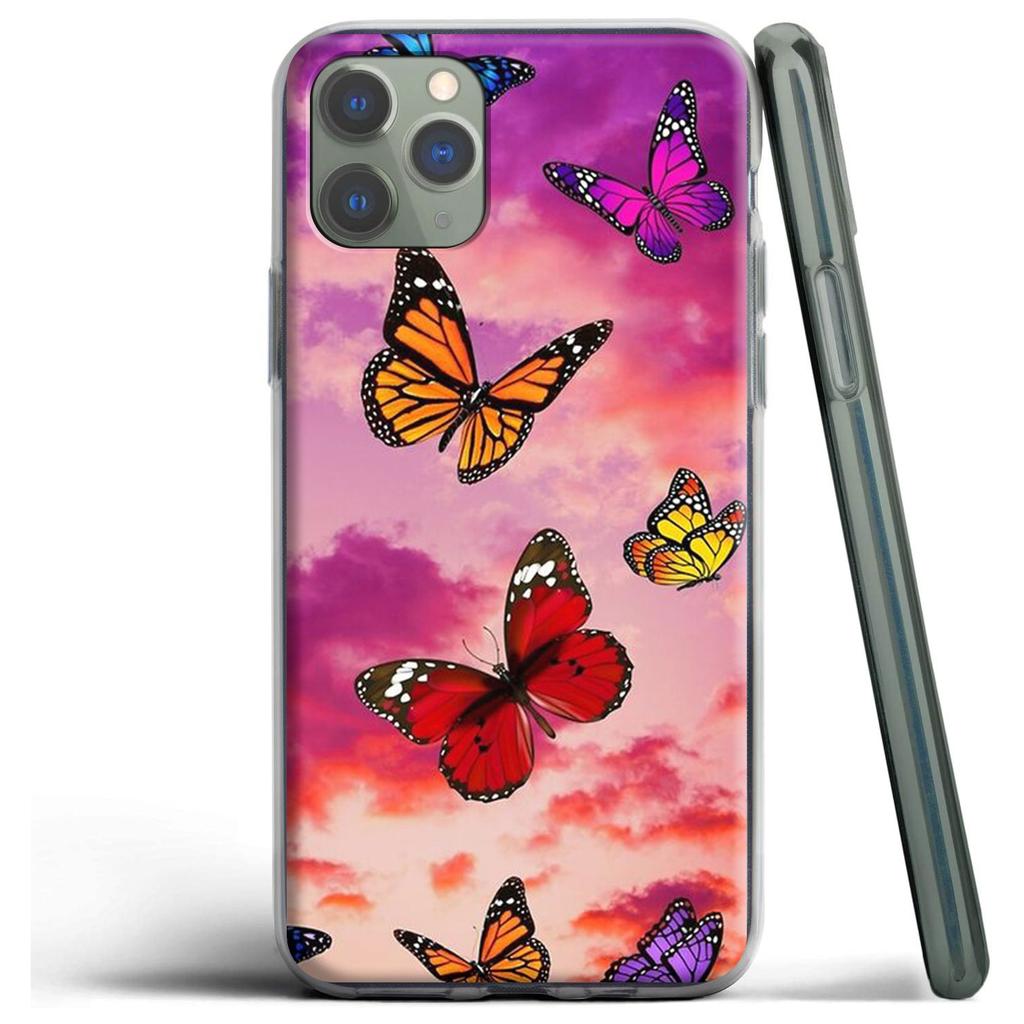 Силиконовый чехол с фантастической эстетикой бабочки для Apple iPhone 12 Mini 11 Pro SE XS X XR Max 8 7 6S 6 Plus 5S