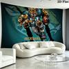 Jacksonville Jaguars Wall Tapestry Aesthetic Wall Hanging Printed Fabric Blanket Decorative Tapestries for Bedroom Living Room Home Decor