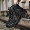 Military Boots For Men Autumn High Top Camouflage Desert Casual Flats Mens Boot Breathable Non Slip Work Shoes Zapatillas Hombre