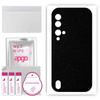 apgo Protective Skin Sticker for the Back Compatible with Blackview BV9900E, Wrap Film, Foil, Vinyl - Pattern Matte Black