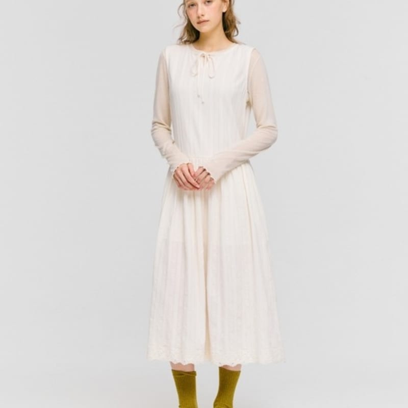 Шерстяные вязаные носки DEPOUND - оливковые