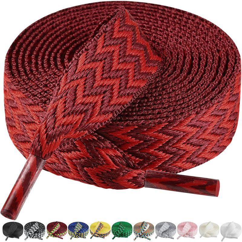 Шнурки для кроссовок шириной 1,5 см, толстые плоские шнурки для баскетбола, тенниса, спортивной обуви, шнурки для обуви в виде волнистой булки