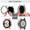 Стекло + чехол для Samsung Galaxy watch 5, 4, 40 мм, 44 мм, аксессуары для ПК, универсальный защитный бампер, защита от падения, watch5, watch4, Защитная пленка для экрана