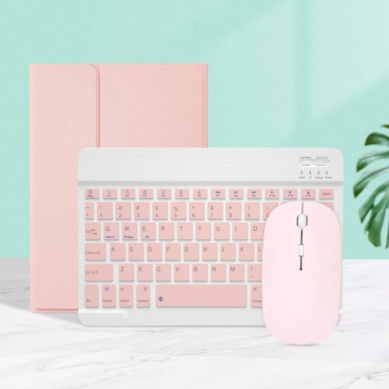 Чехол со светодиодной клавиатурой для Huawei Matepad 11 10,4 Pro 10,8 M6, чехол с гнездом для карандаша для Xiaomi Mipad 5 Pro, чехол из искусственной кожи