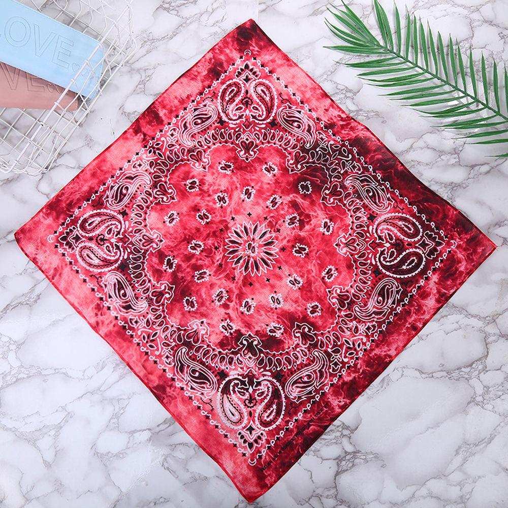 Hair Band Seamless Scarves Tie Dye Bandana Cycling Outdoor Hip Hop Paisley Headband Hip Hop Headwea
