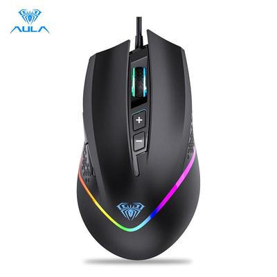 Проводная USB игровая мышь AULA F805 с подсветкой