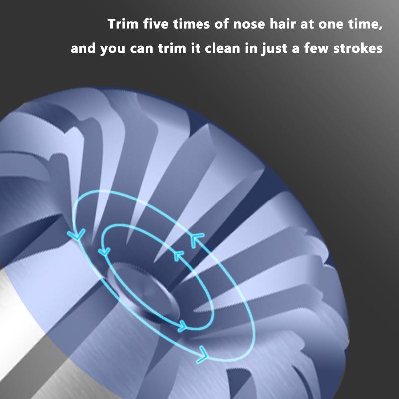 Nose Hair Ear Trimmer For Men Stainless Steel Manual Washable Portable Hair Remover Nose Vibrissa Razor Shaver