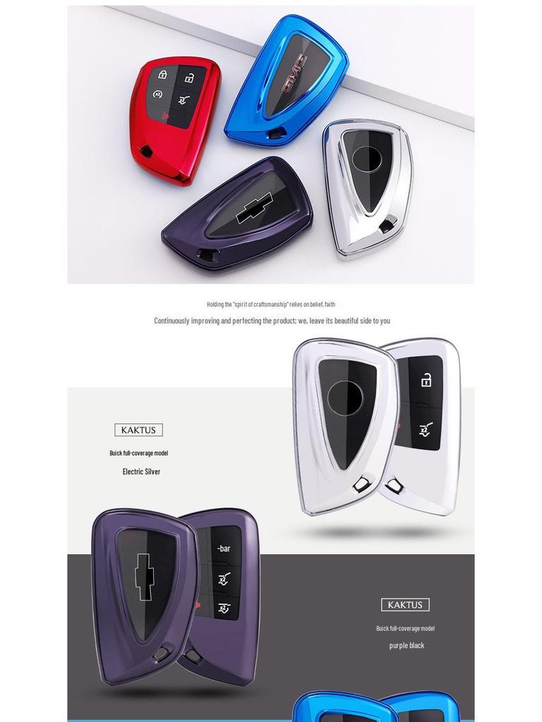 GMC Buick Chevrolet Protective Car Key Case