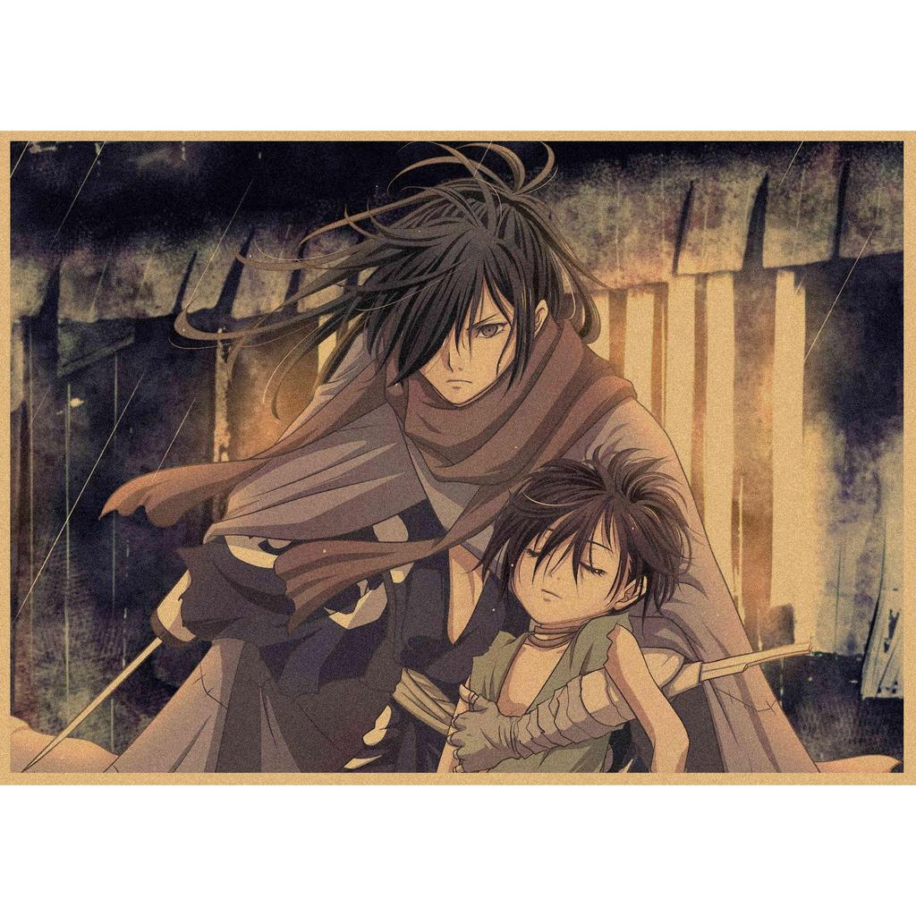 Dororo Retro Japanese Anime Kraft Paper Poster - Decorative Wall Art Mural