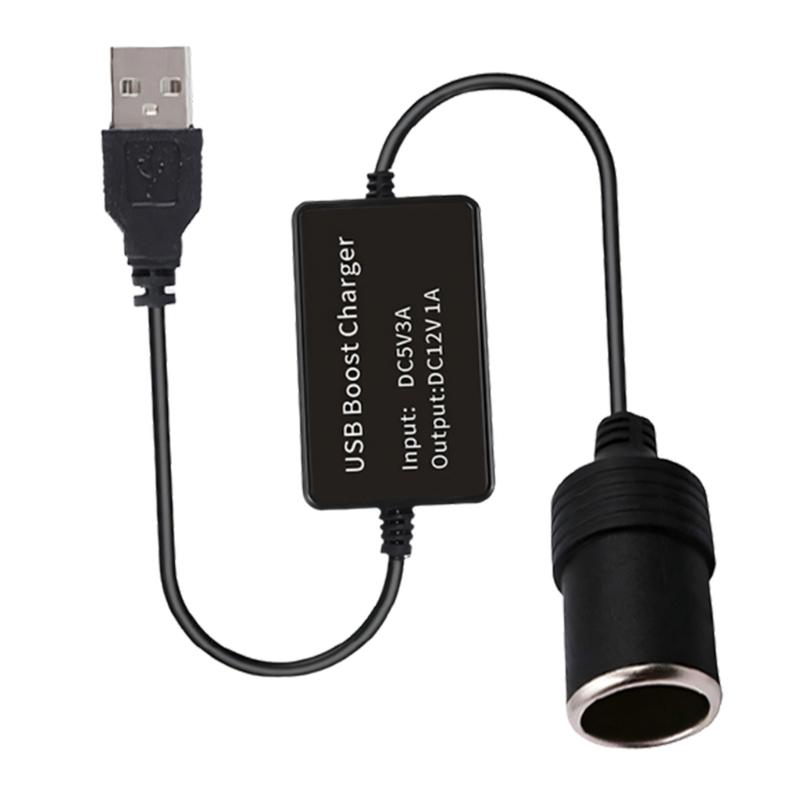 USB-усилитель напряжения Преобразует 5 В в 12 В с интеллектуальным чипом Для устройств RJ11/DC5521/DC35135 Прочный ПВХ-шнур