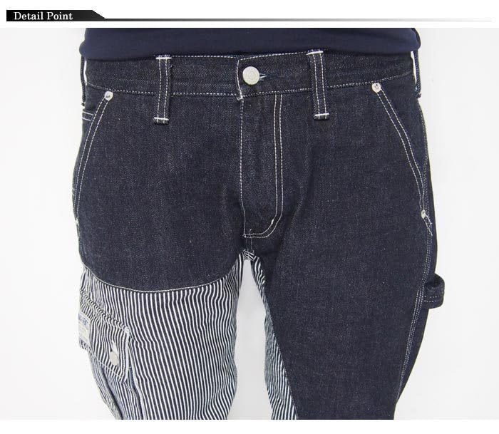 Kojima Jeans Quarter Combo Made In One Pants, Japan, Wash, Men's, RNB-1117-Hickory-32