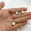 hc Stainless Steel Hot Selling Fashion Good Price Jewelry Style  Round Luxury Necklace Three Piece Set for Everyday Wear