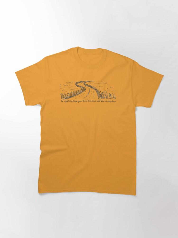 Mumford & Sons Bruce Springsteen - Thunder Road Lyrics Classic T-Shirt